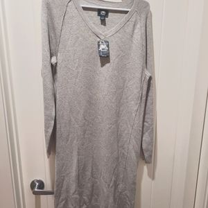 ROOTS HEATHER GRAY SWEATER DRESS